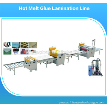 Application du système de colle thermofusible / Machine de colle à surface de papier